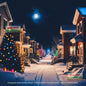 Christmas with snow filled Streets & Houses image 1