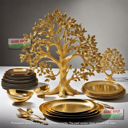 Gold Place Setting on Table_2