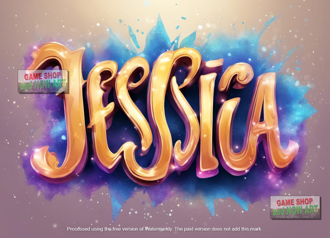 Jessica Name Art_1