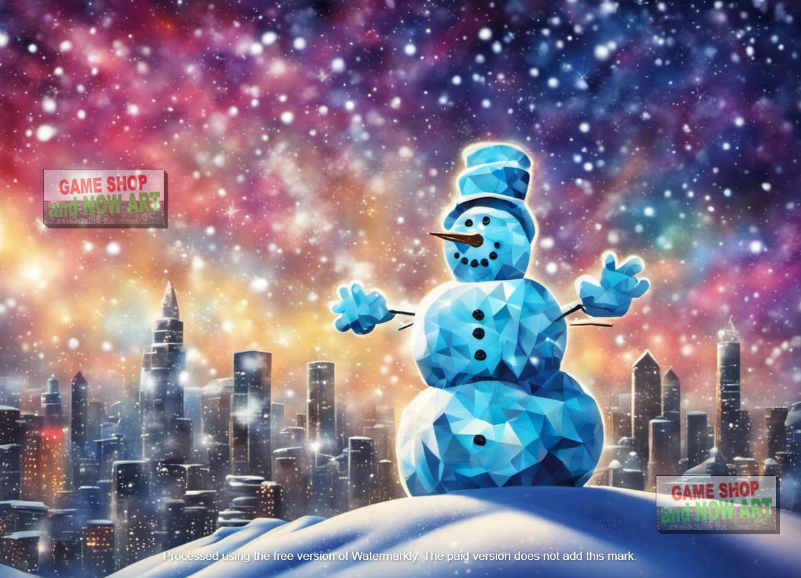 Snowman Colorful Illustration_1