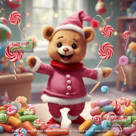 Teddy Bear and Candy_1