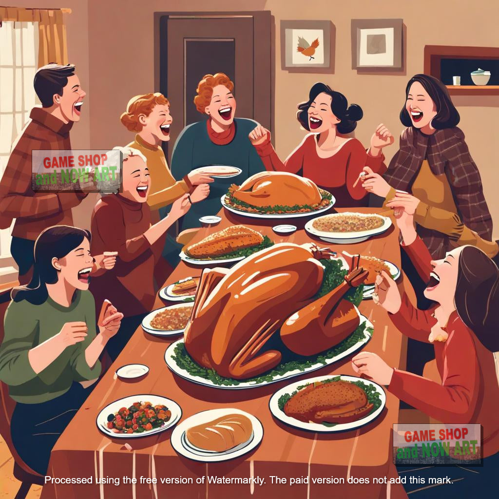 Thanksgiving Dinner Illustr_1