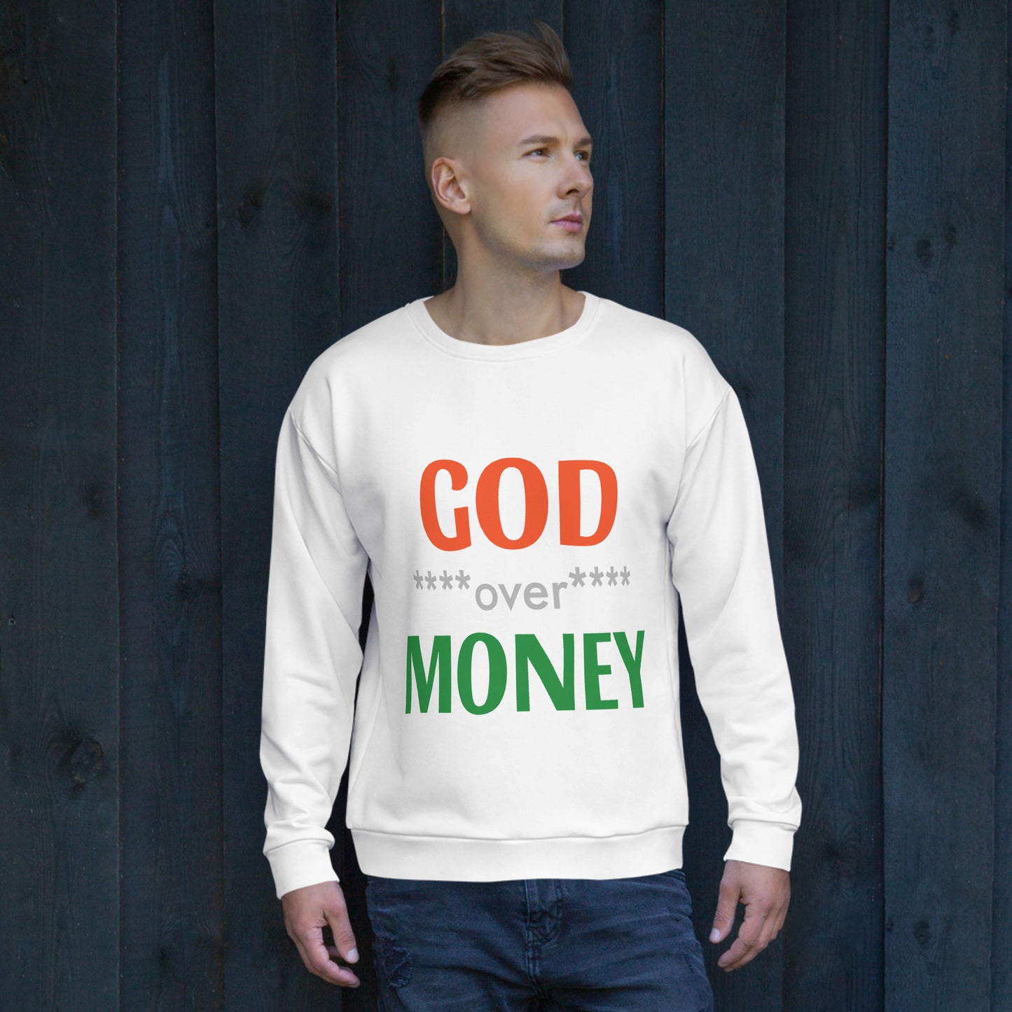 God Over Money Sweatshirt