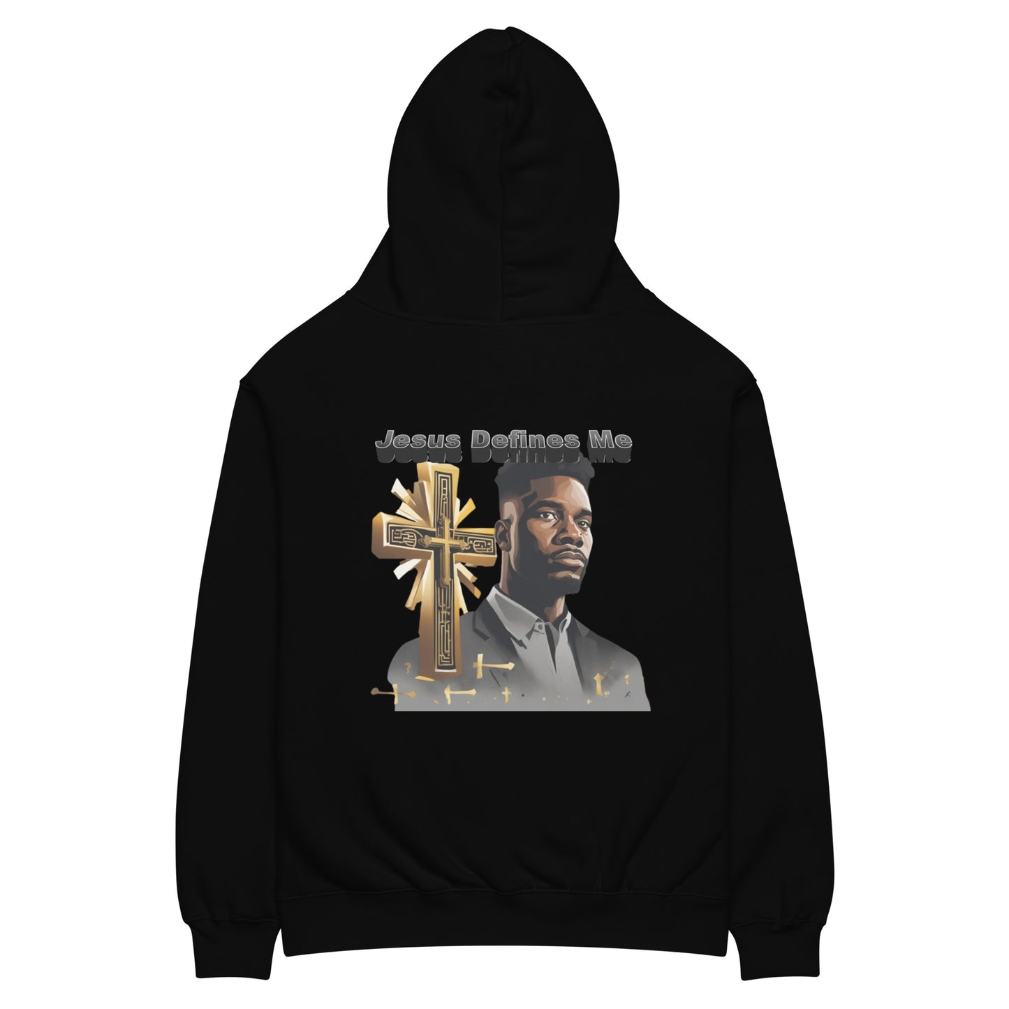 "Jesus Defines Me" Unisex oversized hoodie